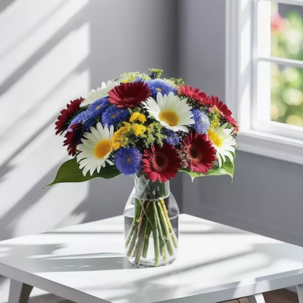 bouquet multicolor de gerberas
