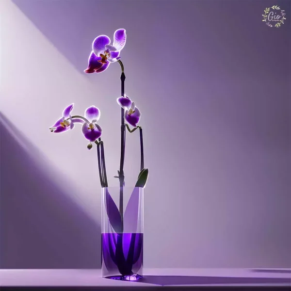 Orquídea Phalaenopsis con maceta - Imagen 2