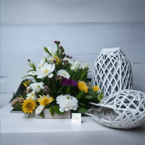 Flor piramidal variada
