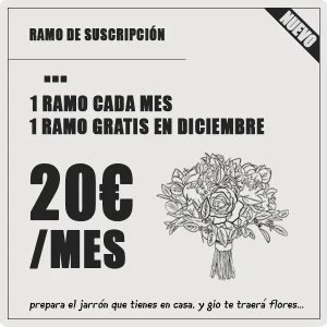 ramo de suscripcion premium floristería a domicilio